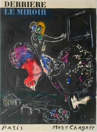 Litografía Chagall - La Nuit a Paris