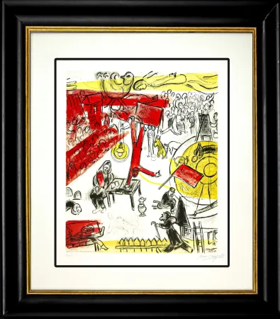 Litografía Chagall - La Révolution