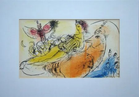 Litografía Chagall - L'Accordéoniste