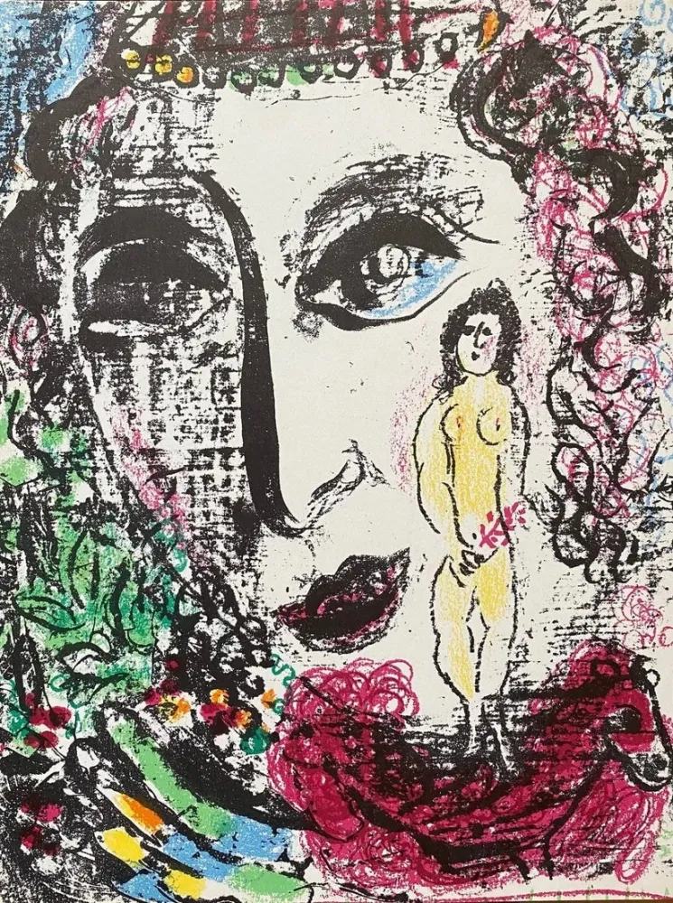 Litografía Chagall - L'apparition au cirque 1963 