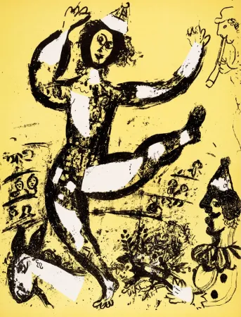 Litografía Chagall - Le Cirque