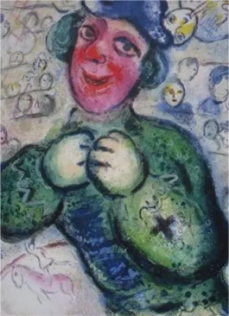 Litografía Chagall - Le Cirque, planche 16