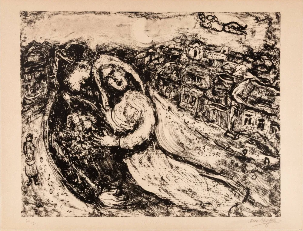 Litografía Chagall - Le Mariage (The Marriage)