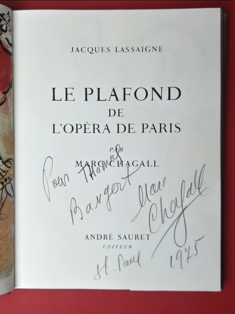 Libro Ilustrado Chagall - Le plafond de l'Opéra de Paris