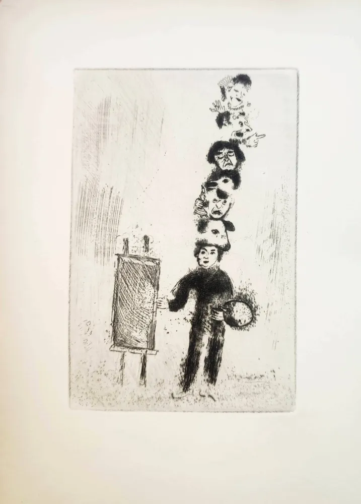 Aguafuerte Chagall - Le Sept Péchés Capitaux