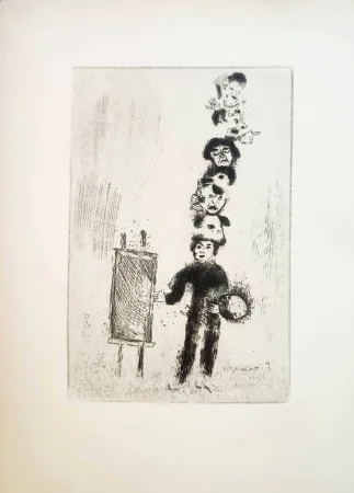 Aguafuerte Chagall - Le Sept Péchés Capitaux