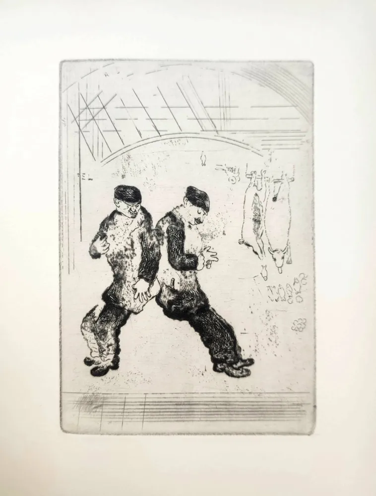 Aguafuerte Chagall - Le Sept Péchés Capitaux