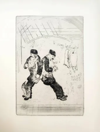 Aguafuerte Chagall - Le Sept Péchés Capitaux