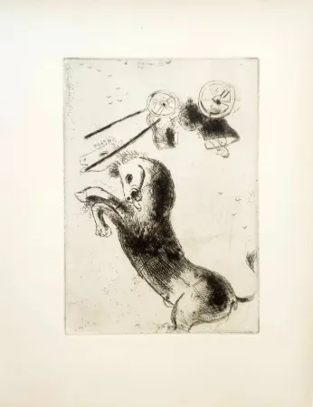 Aguafuerte Chagall - Le Sept Péchés Capitaux