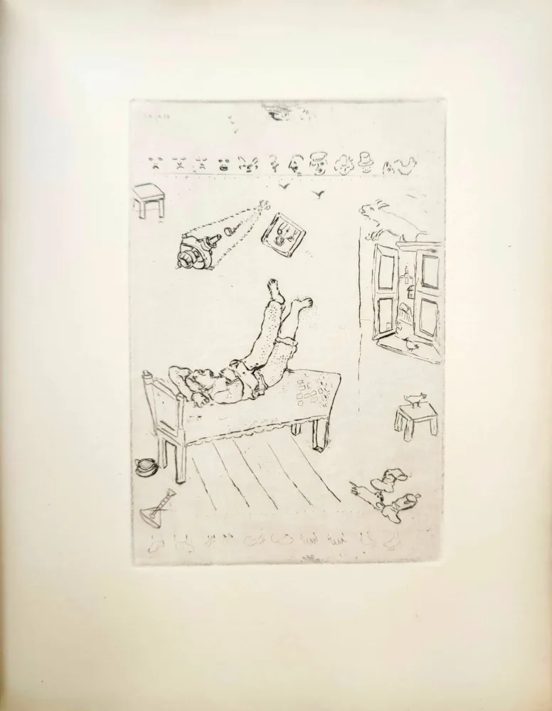 Aguafuerte Chagall - Le Sept Péchés Capitaux