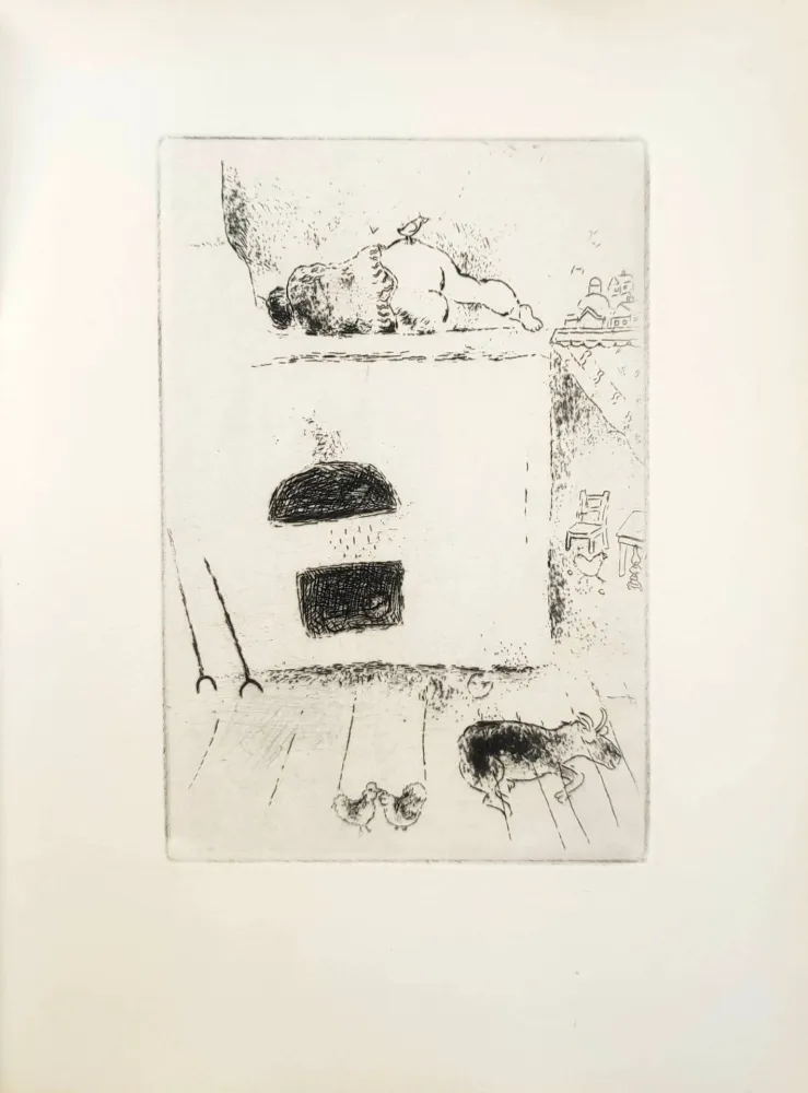 Aguafuerte Chagall - Le Sept Péchés Capitaux