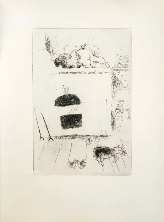 Aguafuerte Chagall - Le Sept Péchés Capitaux