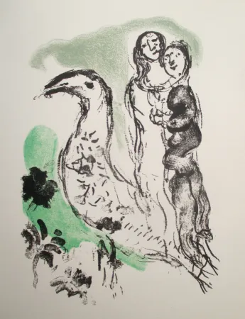 Litografía Chagall - L'Elegie des Alizes, Frontispice