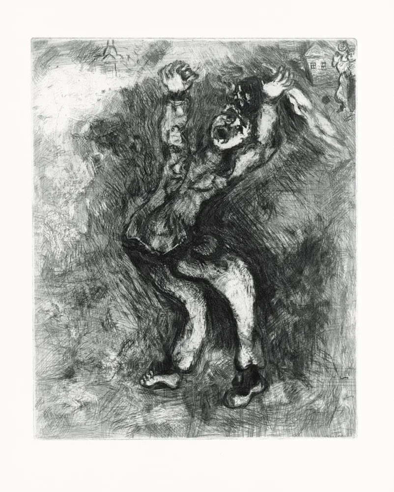 Aguafuerte Chagall - Les Fables de La Fontaine