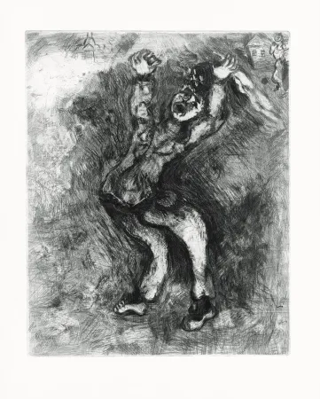 Aguafuerte Chagall - Les Fables de La Fontaine