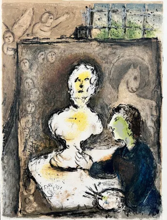 Litografía Chagall - L'Odyssée, Planche I