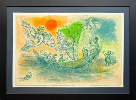 Litografía Chagall - L'Odyssée, Planche XIX