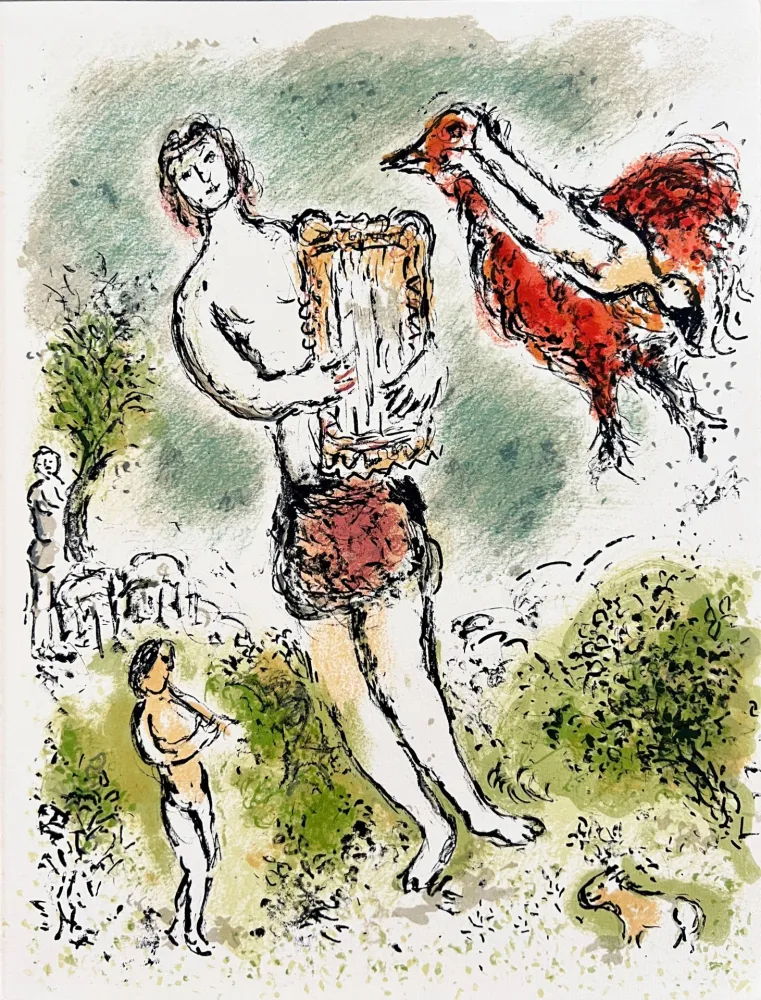 Litografía Chagall - L'Odyssée, Planche XXXIV