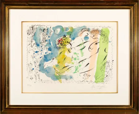 Litografía Chagall - Lumiere du cirque (The Light of the Circus)