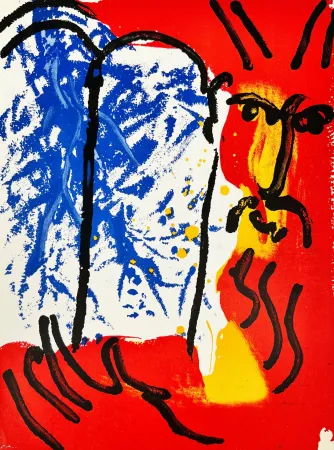 Litografía Chagall - Moses I