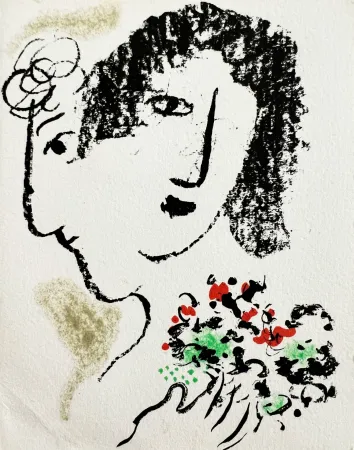 Litografía Chagall - New Year's Card