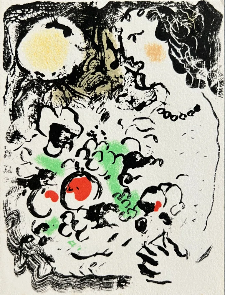 Litografía Chagall - New Year's Card