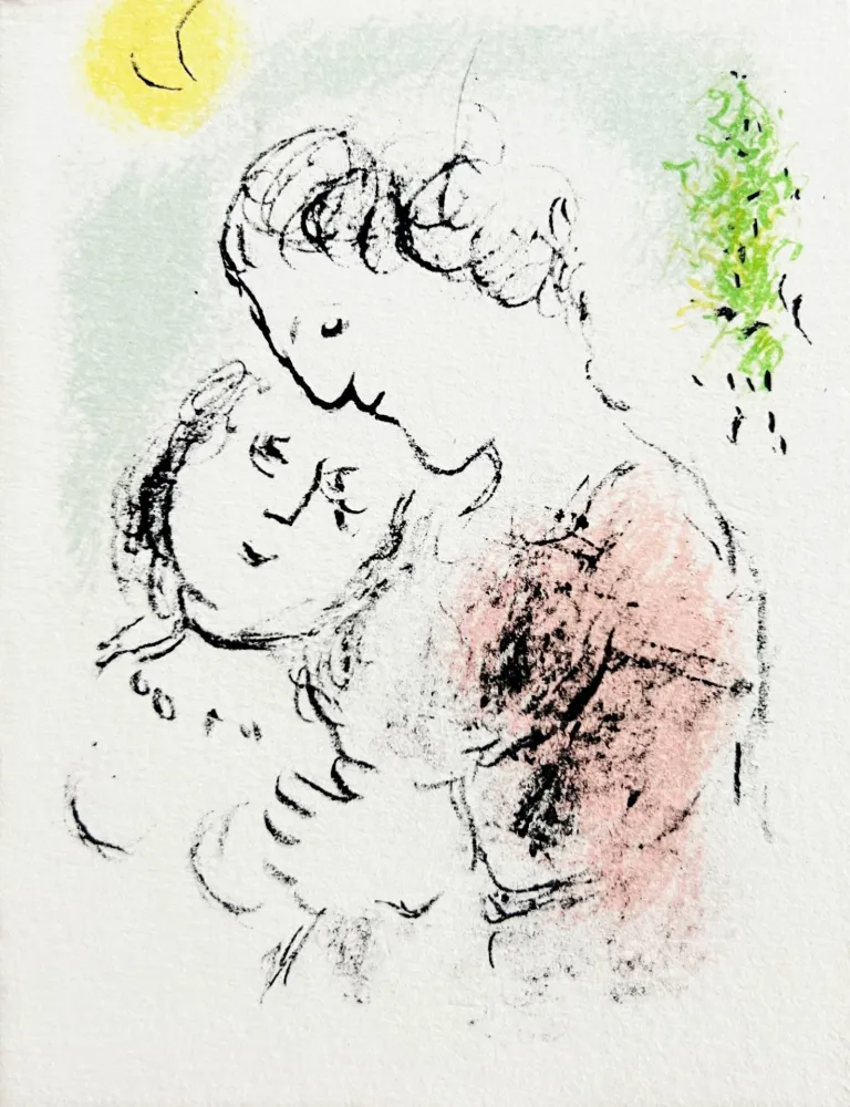 Litografía Chagall - New Year's Card