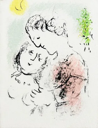 Litografía Chagall - New Year's Card