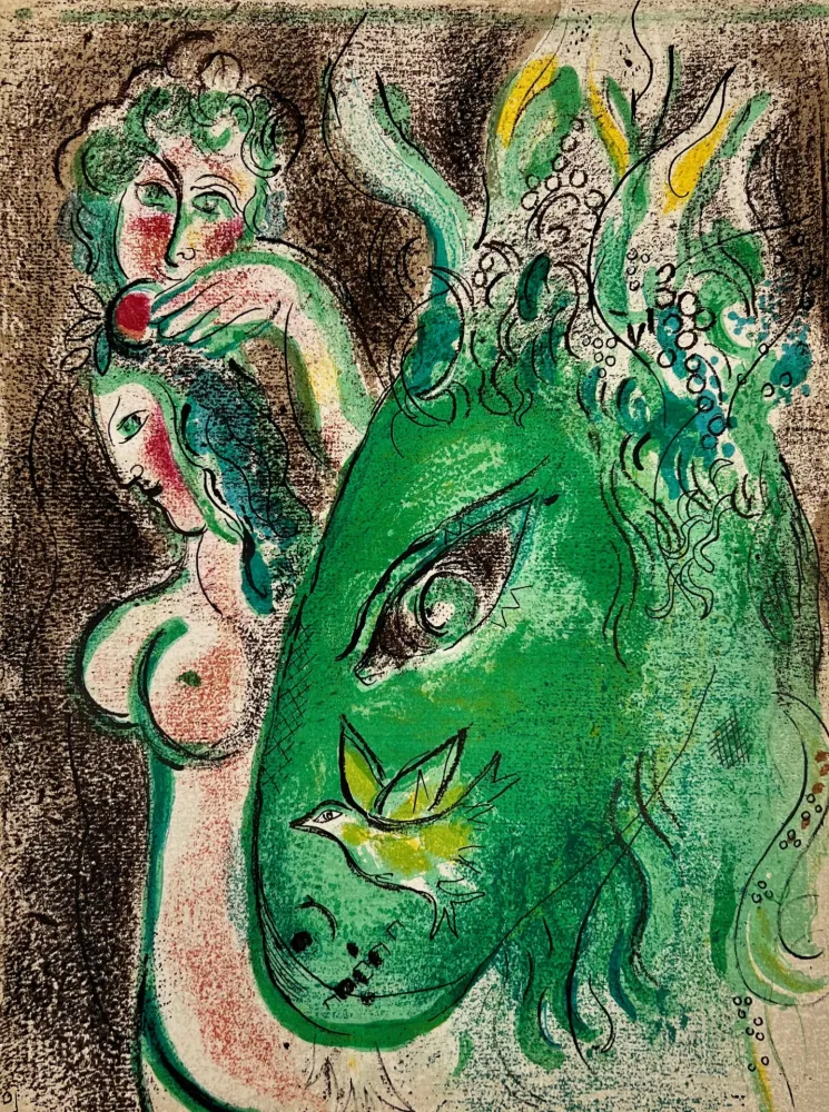 Litografía Chagall - Paradise II