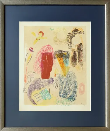 Grabado En Madera Chagall - Poèmes, Planche XXII (trial proof)