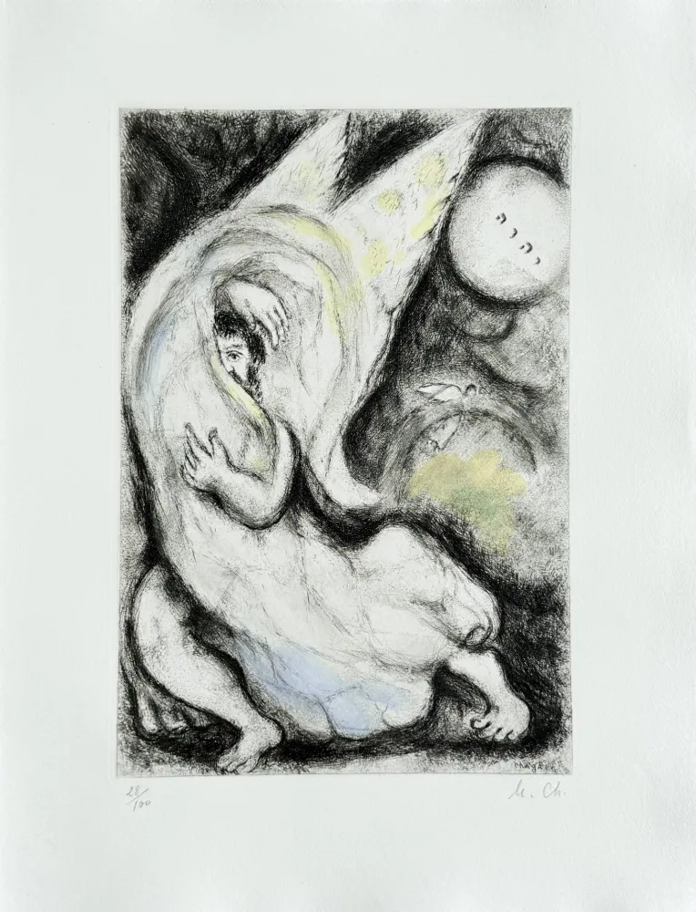 Aguafuerte Chagall - Promise to Jerusalem