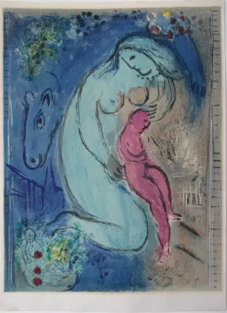 Litografía Chagall - Quai aux Fleurs