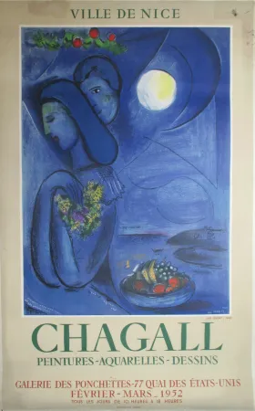 Litografía Chagall - Saint-Jean- Cap-Ferrat