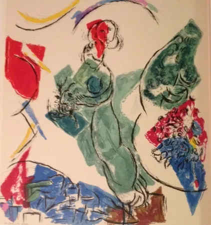 Litografía Chagall - Sans