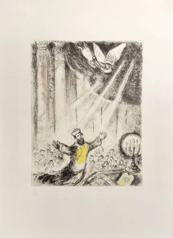 Aguafuerte Chagall - Solomon's Prayer
