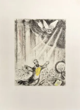 Aguafuerte Chagall - Solomon's Prayer
