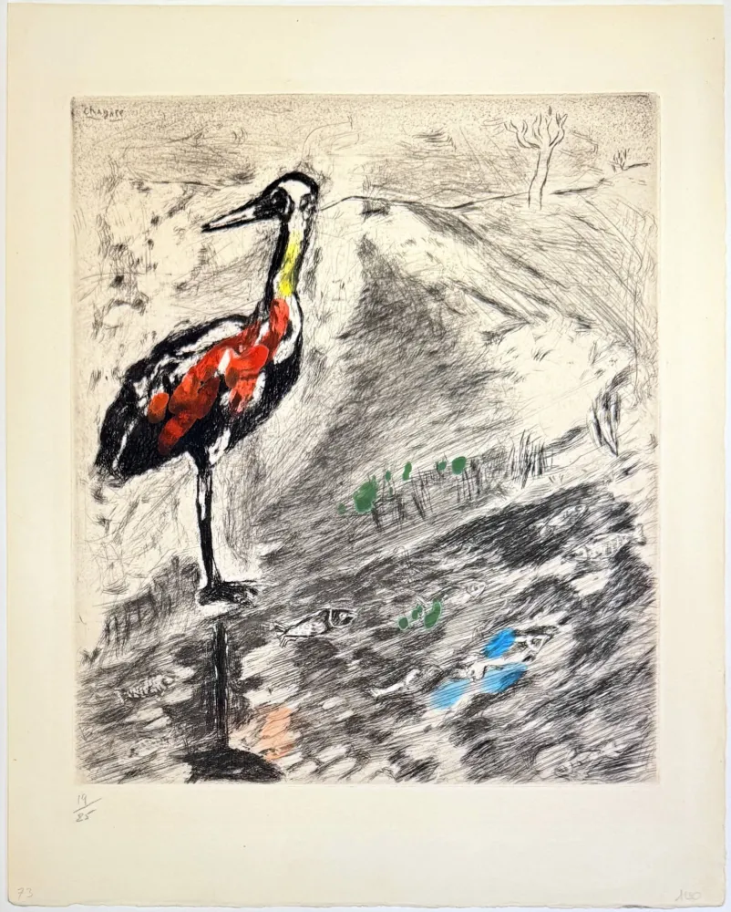 Aguafuerte Chagall - The Heron