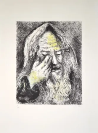 Grabado Chagall - The suffering of Jeremiah - MCH103