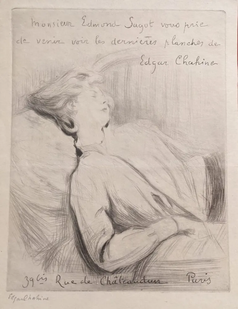 Grabado Chahine - Invitation