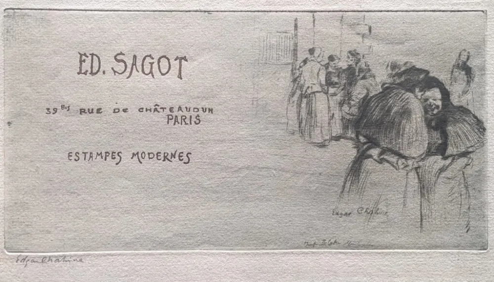 Grabado Chahine - Les Pauvresses