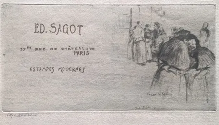 Grabado Chahine - Les Pauvresses