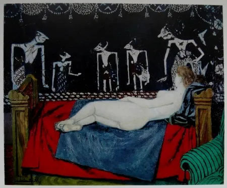 Libro Ilustrado Chapelain-Midy - CATOGUE EXPOSITION JAPON et 3 Lettres manuscrites / JAPAN EXHIBITION CATALOG and 3 handwriter letters 