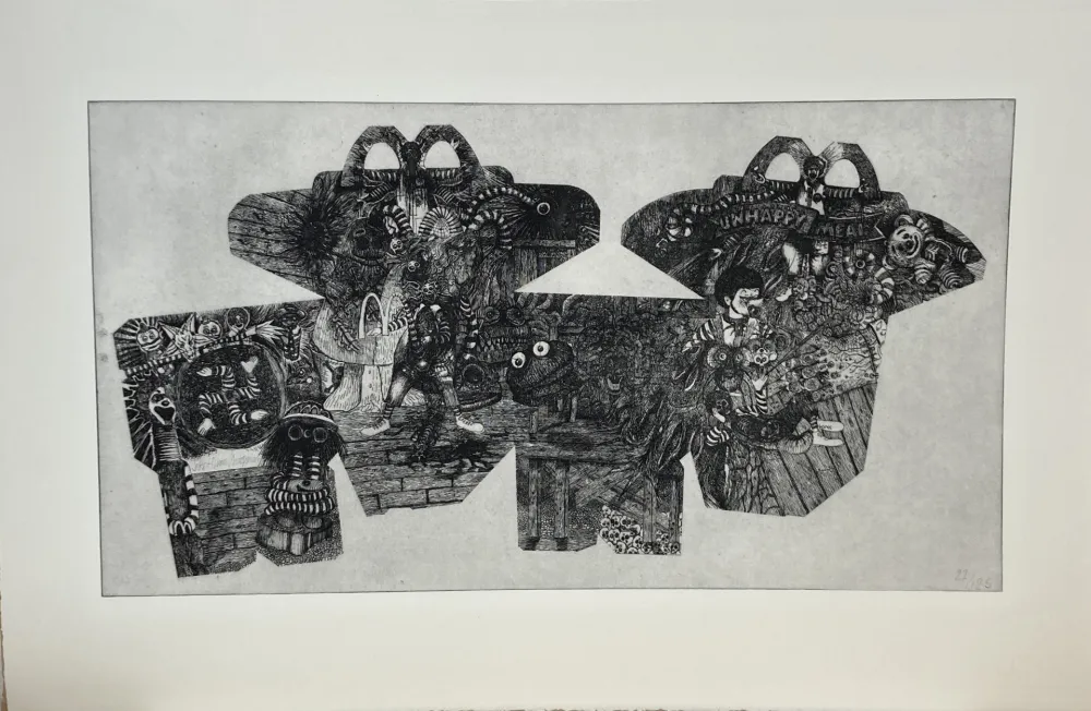 Aguafuerte Chapman - Unhappy Meal, 2002