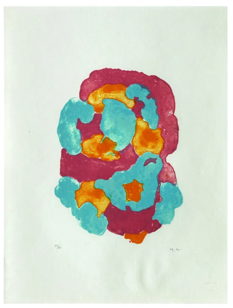 Litografía Chaudouët - Lichens 1