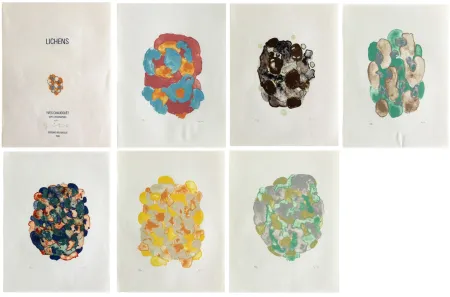 Litografía Chaudouët - Lichens