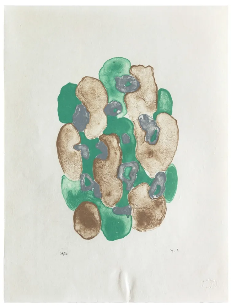 Litografía Chaudouët - Lichens 3