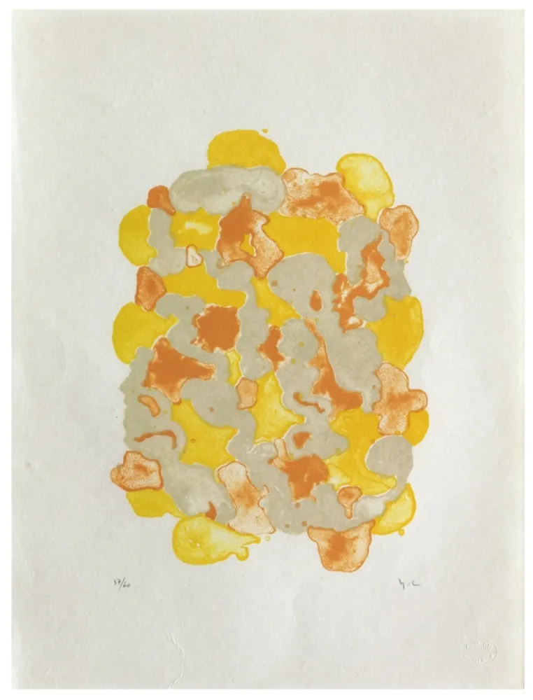 Litografía Chaudouët - Lichens 7