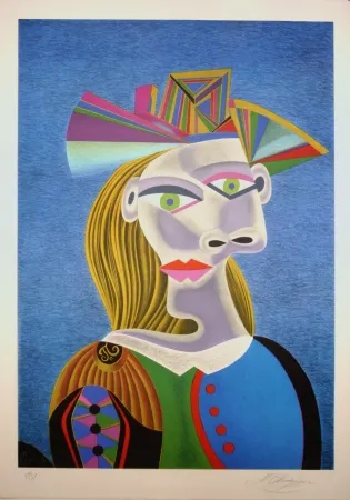 Litografía Chemiakin - Picasso transformation 3