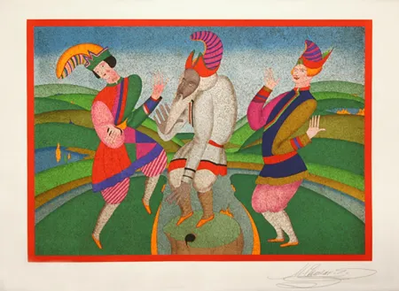 Litografía Chemiakin - RITES OF SPRING