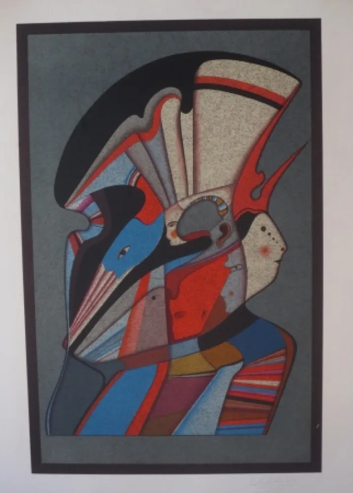 Litografía Chemiakin - Sans titre